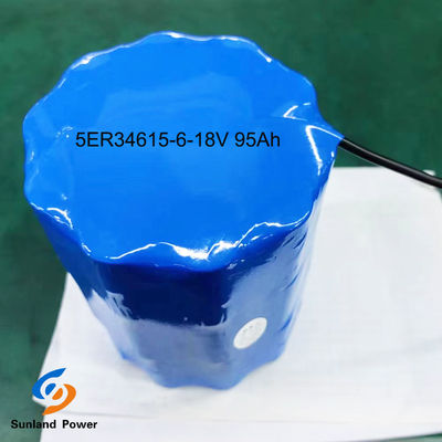 Батарея LiSOCl2 Первичная батарея ER34615 5S6P 18V 95Ah с диапазоном температуры окружающей среды от -55°C до 85°C