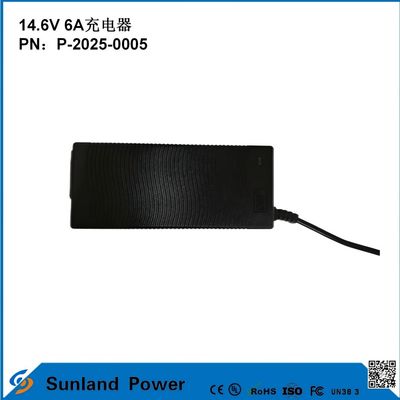 14.6V 6A зарядное устройство, совместимое с 12,8V/14,4V литий-железофосфатом (LiFePO4) зарядное устройство для батарей, предназначенное специально для электрических инструментов/электрического эффективного зарядное устройство, совместимое с несколькими устройствами