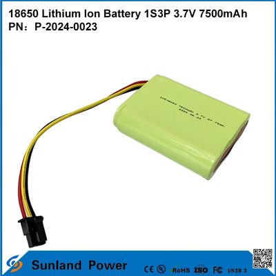 18650 Литий-ионная батарея 1S3P 3.7V 7500mAh Литий-ионные батареи