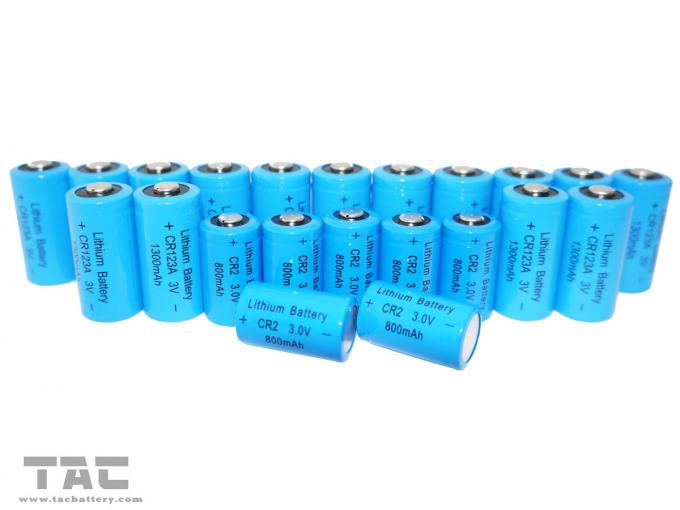Батарея Li-Mn плотности высокой энергии 3.0V CR123A 1300mAh/основная батарея лития