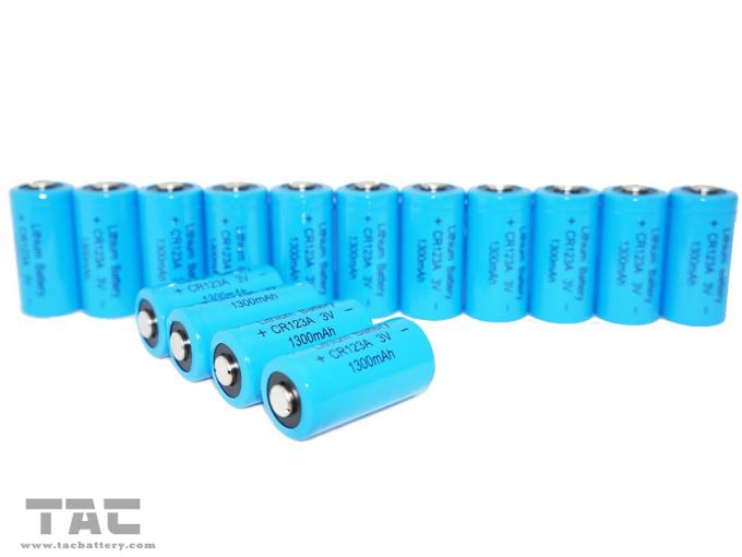 Батарея Li-Mn плотности высокой энергии 3.0V CR123A 1300mAh/основная батарея лития