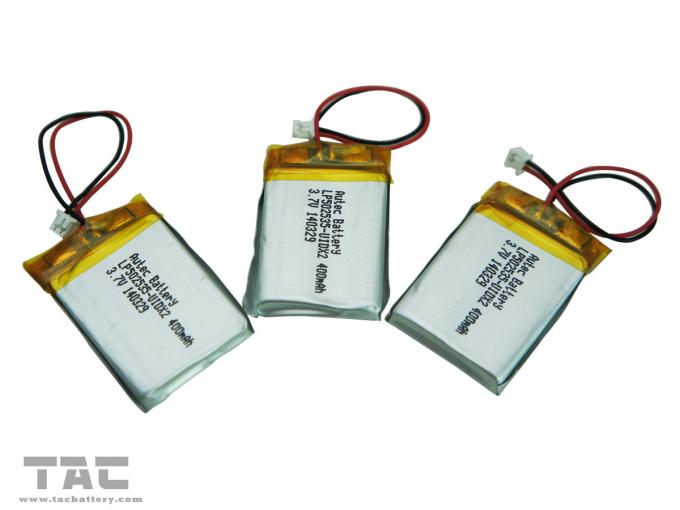 Литий-ионные аккумуляторы полимера большой емкости LP052030 3.7V 260mAh для коммуникатора