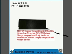 14.6V 6A зарядное устройство, совместимое с 12,8V/14,4V литий-железофосфатом (LiFePO4) зарядное устройство для батарей, предназначенное специально для электрических инструментов/электрического эффективного зарядное устройство, совместимое с несколькими ус