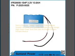 Завод производит батареи IFR26650 1S4P 3.2V 13.6Ah, подходящие для домашнего и коммерческого мобильного хранения энергии, мощного электроинструмента: дрелей, пил, угловых шлифовальных машин и портативного медицинского оборудования.