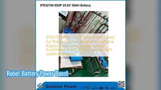Обновление аккумулятора робота 25,6 В 30 Ач